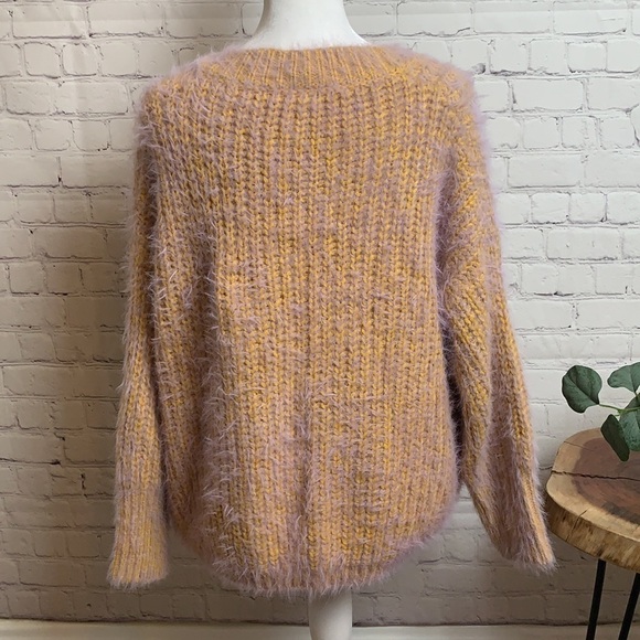 RAGA Eyelash V neck Sweater - Picture 8 of 15